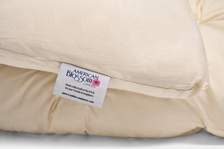 Organic Wool &amp; Cotton Mattress Topper, Breathable