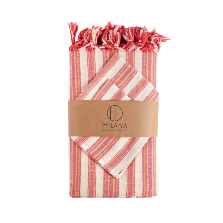 Mediterranean Magenta Table Linen Set