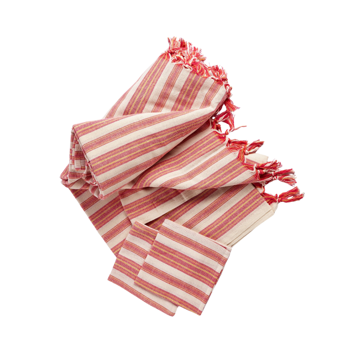 Mediterranean Magenta Table Linen Set