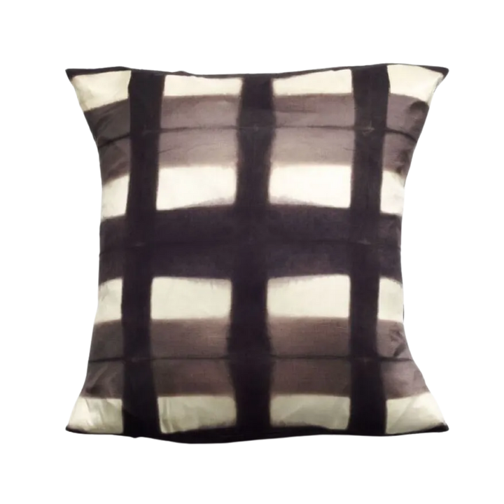 Melo Shibori Silk Throw Pillow