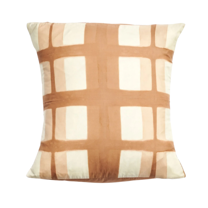 Melo Shibori Silk Throw Pillow