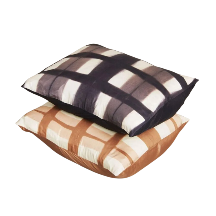 Melo Shibori Silk Throw Pillow
