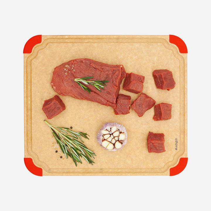 Plastic-Free Pine Fiberwood Cutting Board, 16" x 12"