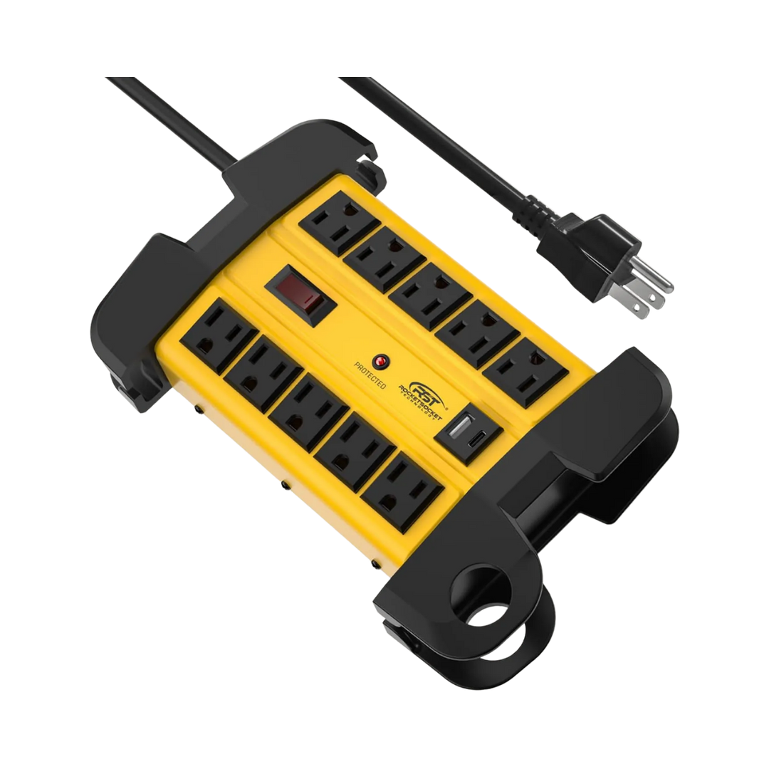 Metal Power Strip 8 Outlet