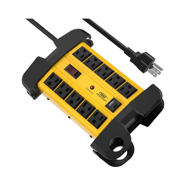 Metal Power Strip 8 Outlet