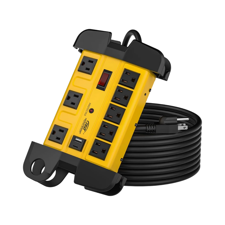 Metal Power Strip 8 Outlet