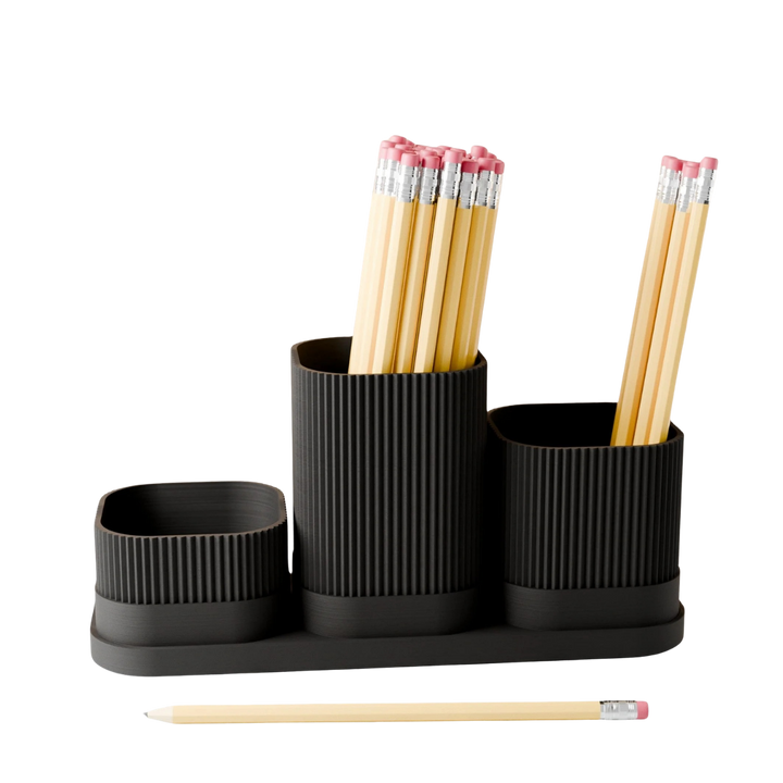 Minimalist Ceramic Pencil Holder Set
