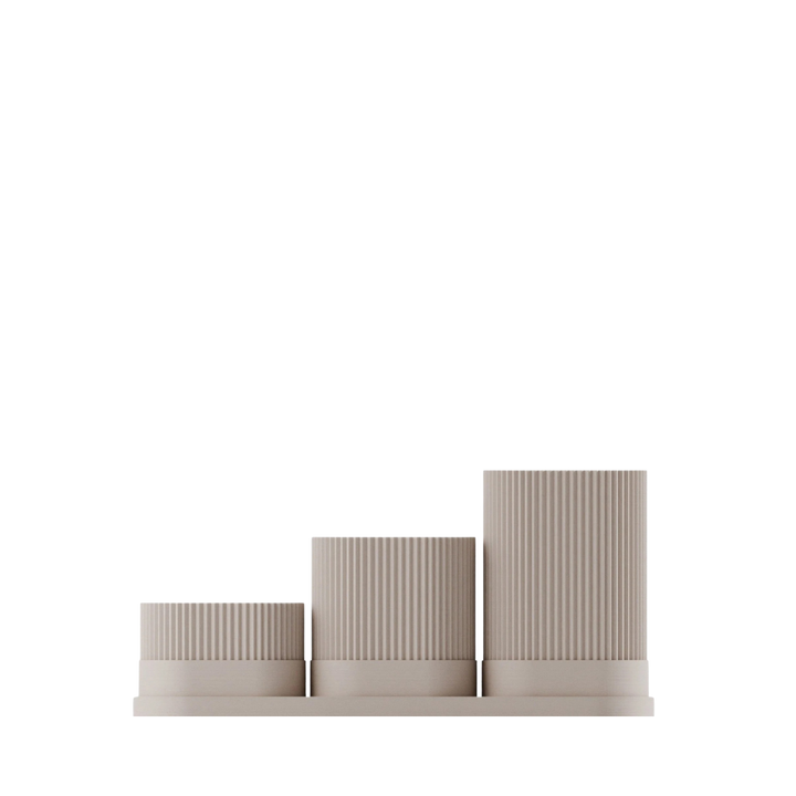 Minimalist Ceramic Pencil Holder Set