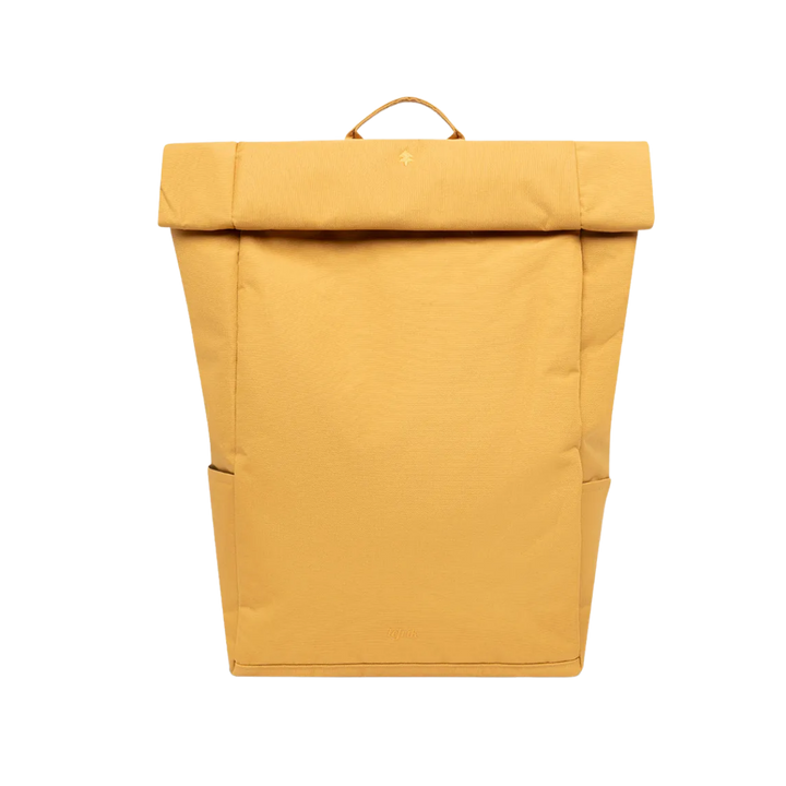 Mustard Roll-Top RPET Backpack