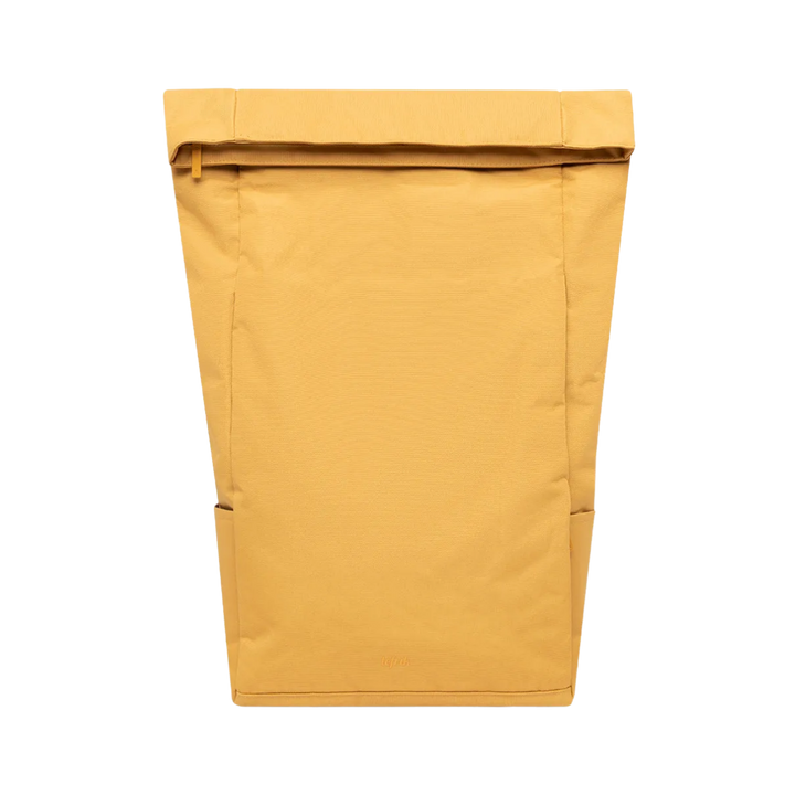 Mustard Roll-Top RPET Backpack