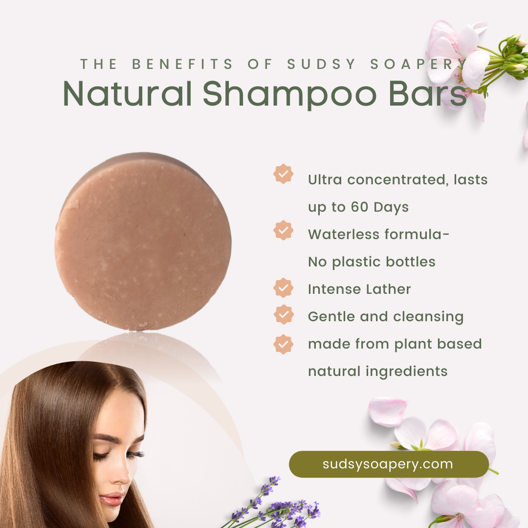 Handcrafted ACV Clarifying Shampoo Bar, Aloe &amp; Shea