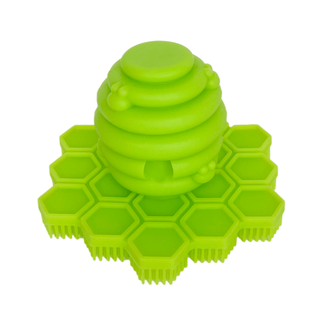 Non-Toxic FDA Silicone Baby Bath Scrubber, 3" x 2"