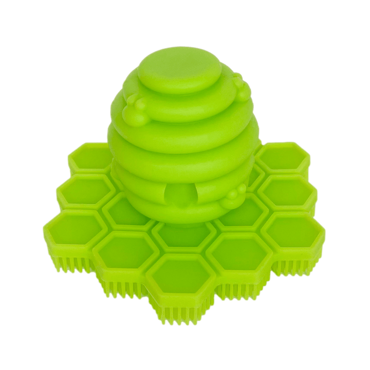 Non-Toxic FDA Silicone Baby Bath Scrubber, 3" x 2"