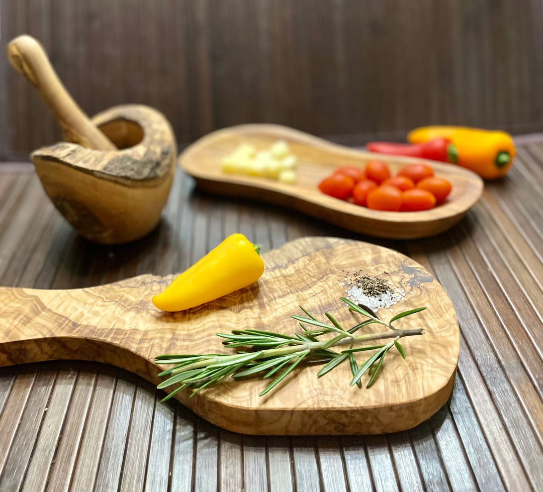 Handcrafted Olive Wood Kitchen Utensil Set, 25 Ct.