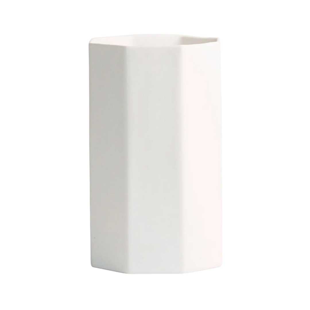 Octagonal Porcelain Bouquet Vase
