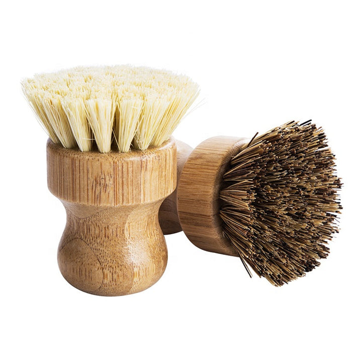 Compostable Sisal &amp; Bamboo Dish Brush, 3.15" x 1.7"