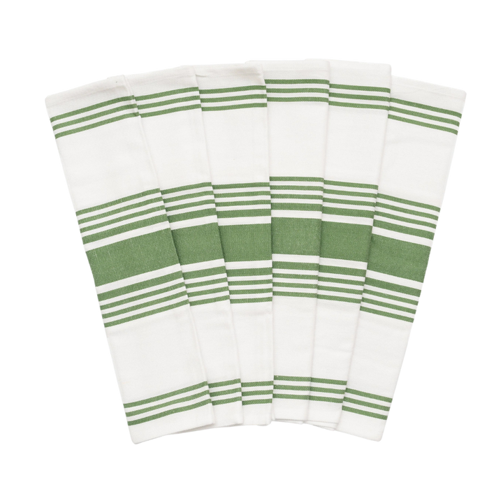 Striped Cotton Kitchen Towel Set
