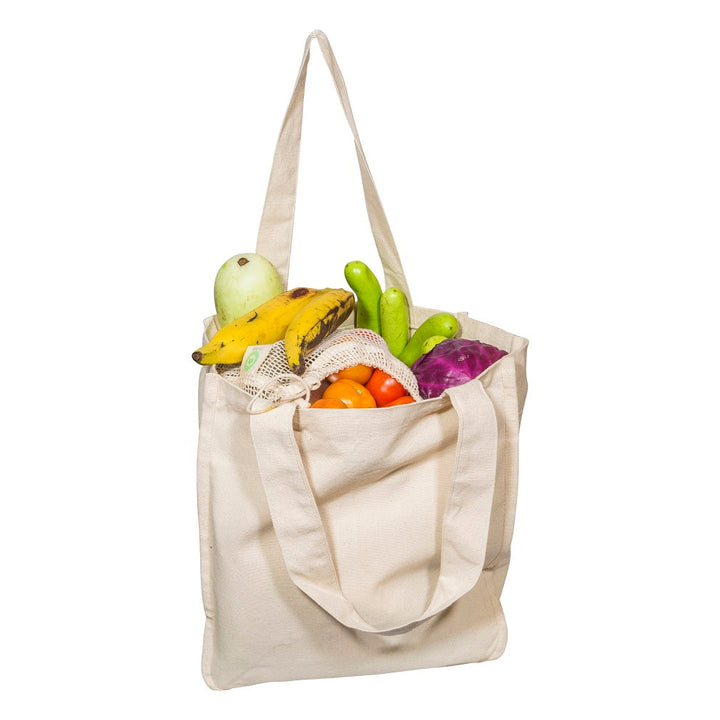 Organic Cotton Canvas Grocery Tote, 11 Oz.
