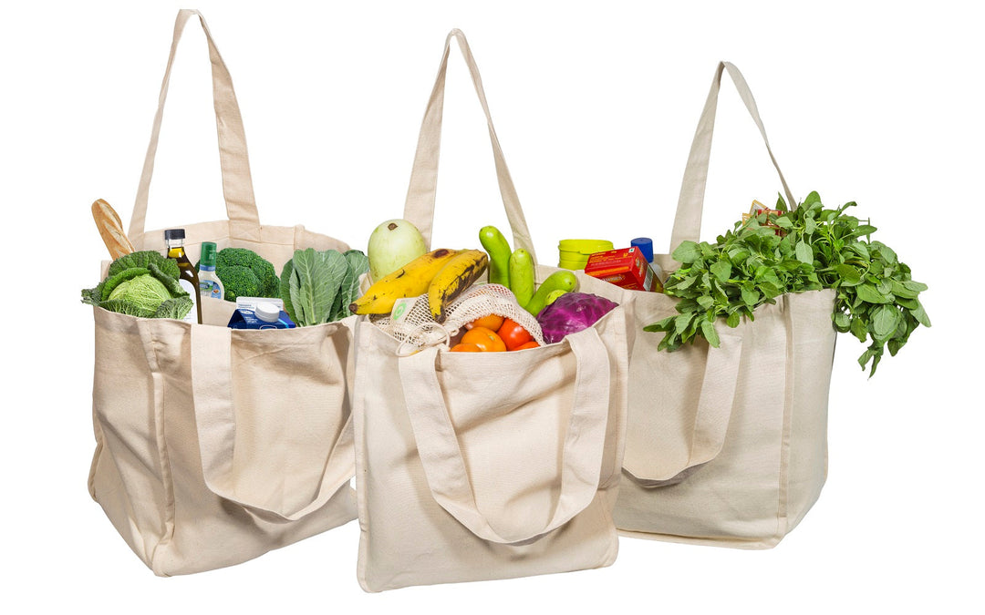 Organic Cotton Canvas Grocery Tote, 11 Oz.
