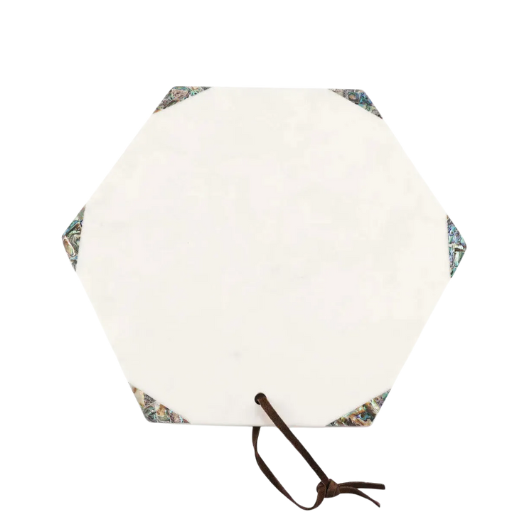 Ovada Hexagonal Marble Cheese Board