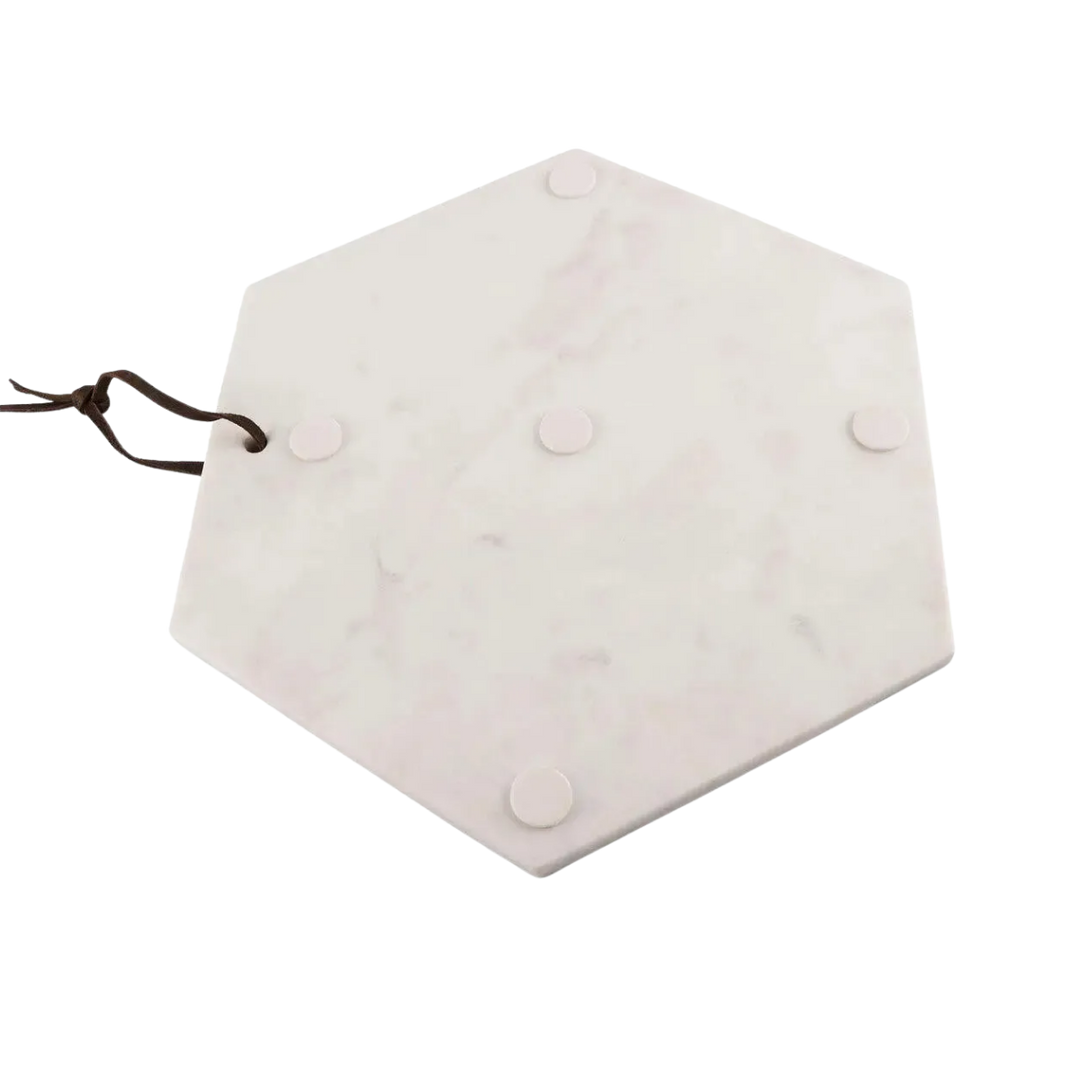 Ovada Hexagonal Marble Cheese Board
