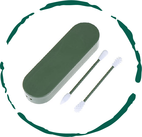 Reusable Silicone Body Care Swabs, 2 Ct.