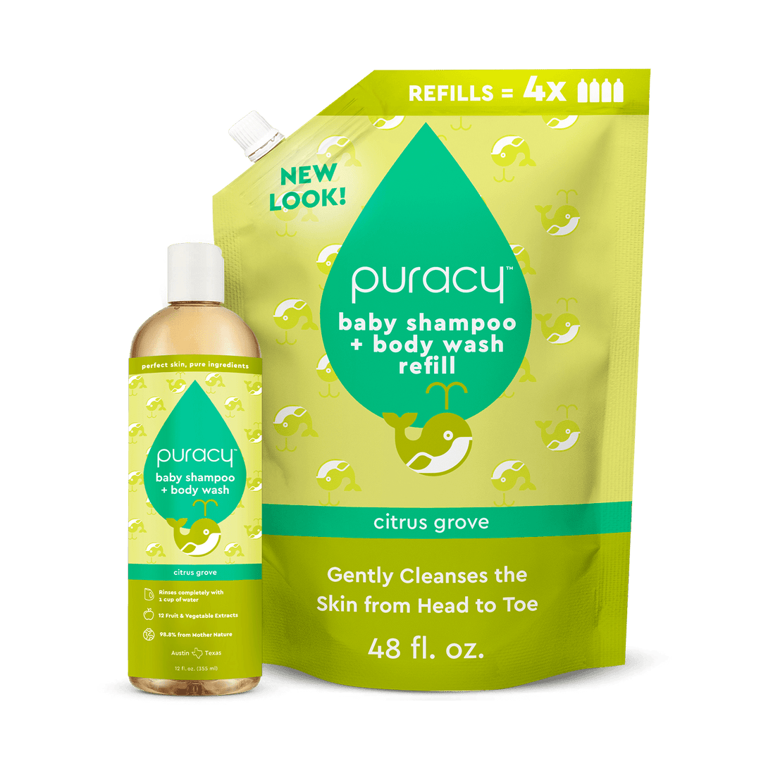 Pure Plant-Based Tear-Free Baby Shampoo &amp; Body Wash