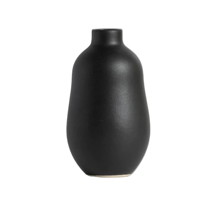 Handmade Enameled Stoneware Vase