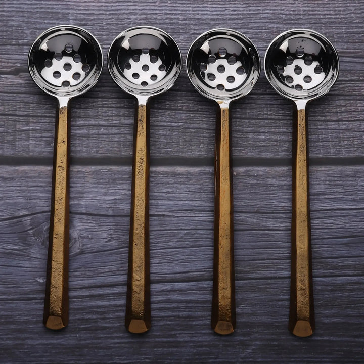 Gold Olive Spoon Set of Four