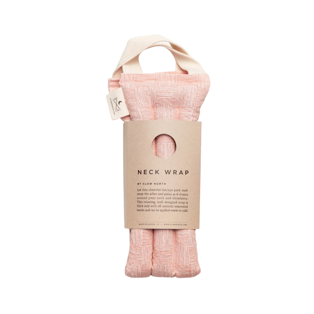 Pampas Grass Pink Neck Wrap