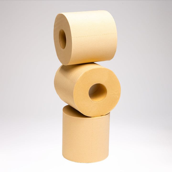 Biodegradable Unbleached 3-Ply Bamboo Toilet Paper