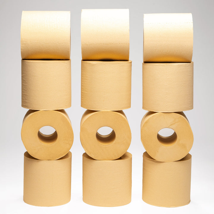 Biodegradable Unbleached 3-Ply Bamboo Toilet Paper
