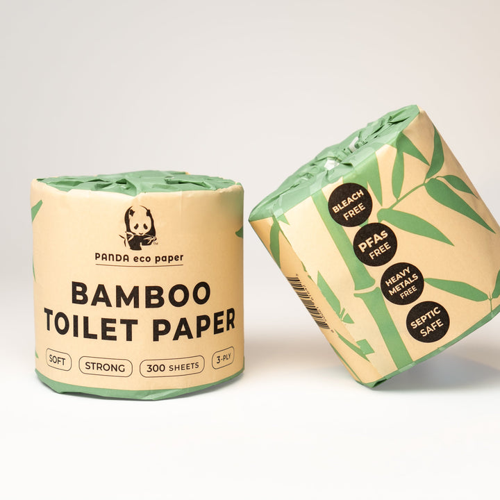 Biodegradable Unbleached 3-Ply Bamboo Toilet Paper