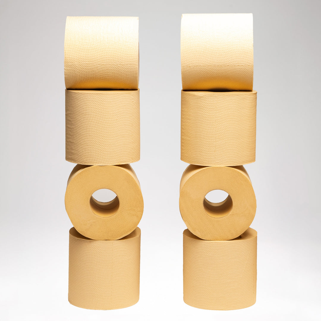 Biodegradable Unbleached 3-Ply Bamboo Toilet Paper