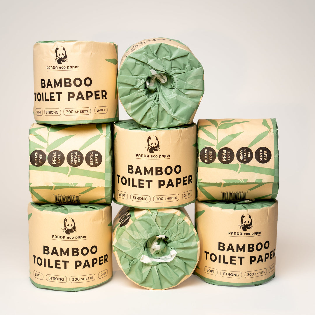Biodegradable Unbleached 3-Ply Bamboo Toilet Paper