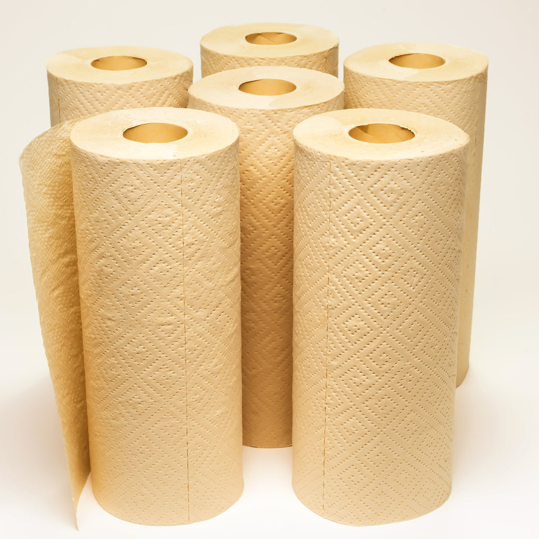 Biodegradable Unbleached Bamboo Paper Towels, 1 Ct.