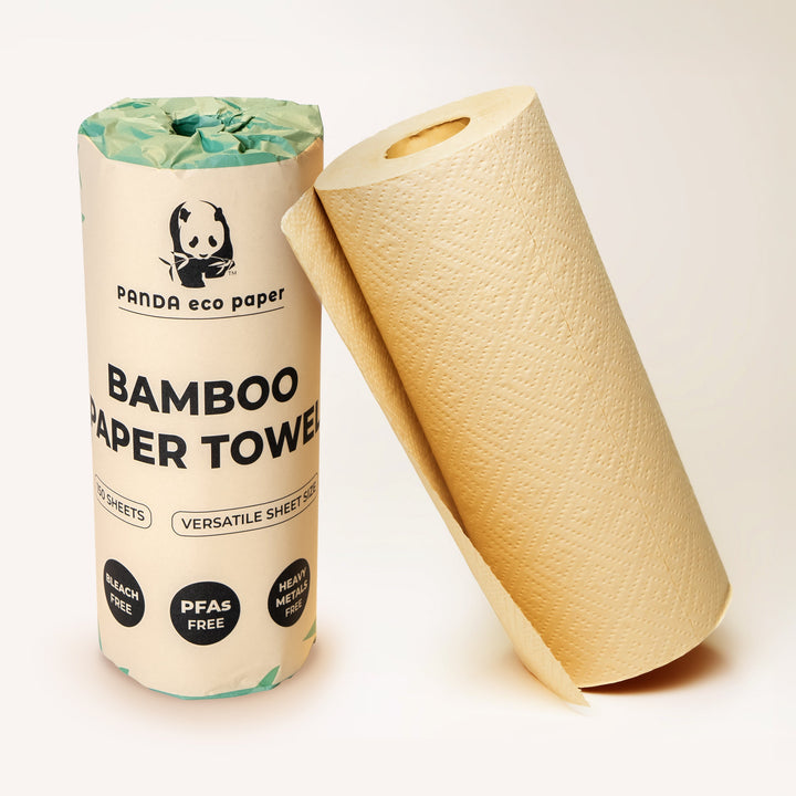 Biodegradable Unbleached Bamboo Paper Towels, 1 Ct.