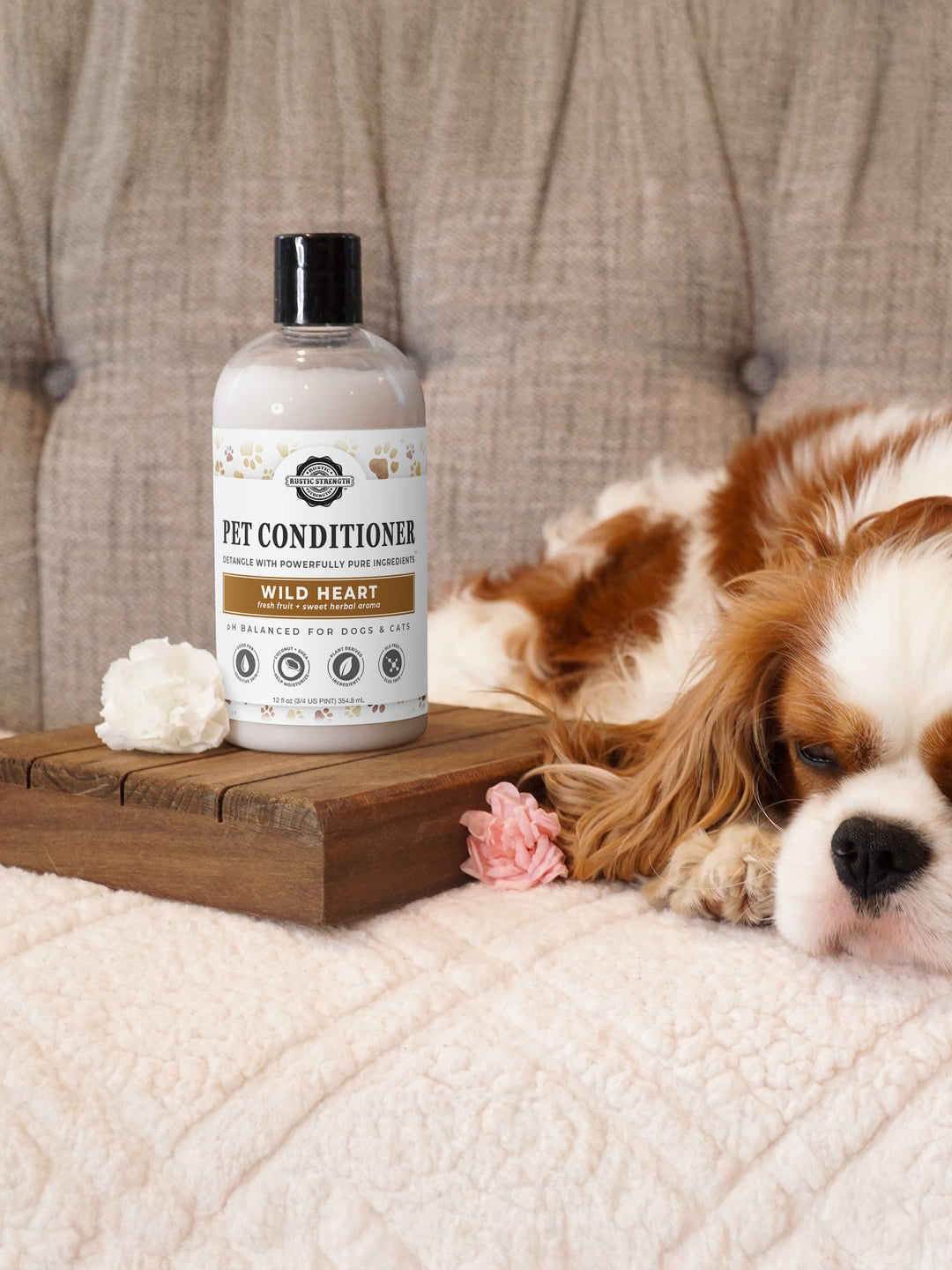Biodegradable Plant-Based Pet Conditioner, Unscented