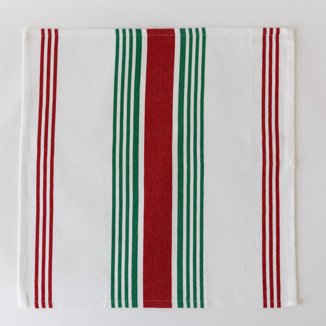 Organic Cotton Striped Table Linens 20"x20", 12 Ct.
