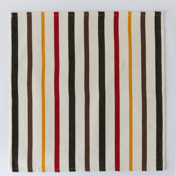 Organic Cotton Striped Table Linens 20"x20", 12 Ct.
