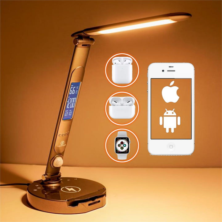 Organic Cotton Dimmable LED Desk Lamp