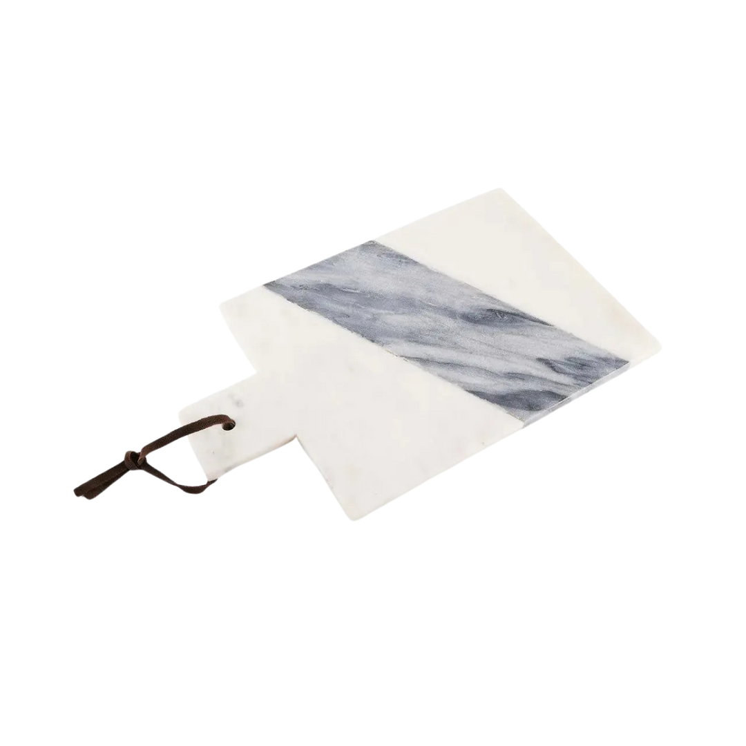 Piera White Gray Marble Paddle Board