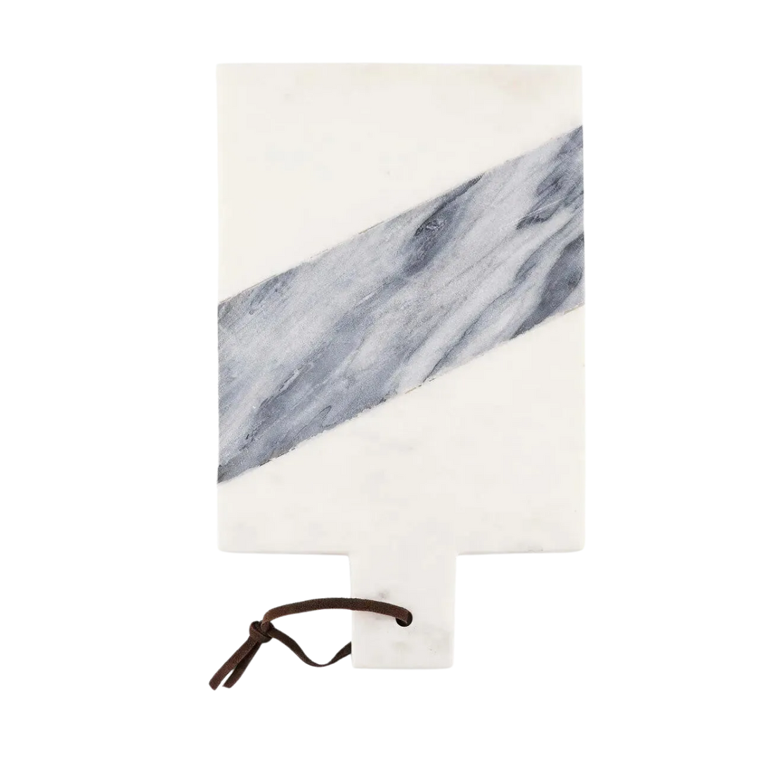 Piera White Gray Marble Paddle Board