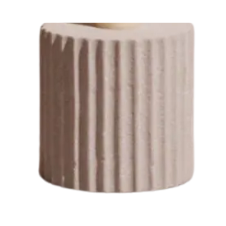 Pilar Sandstone Taper Candle Holder