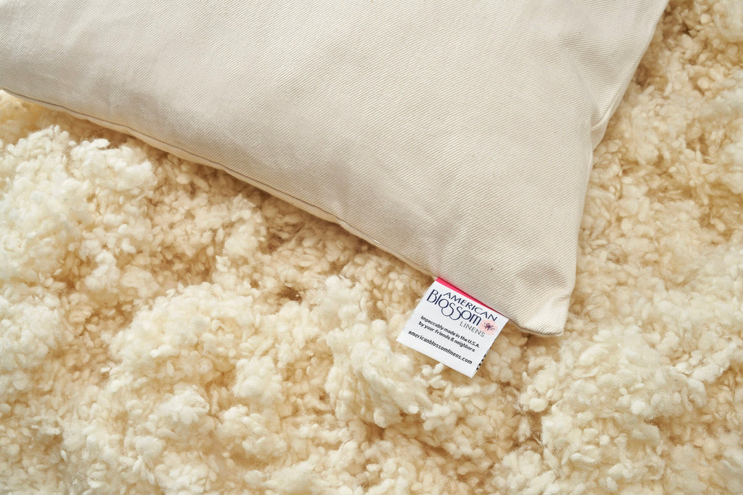 Organic USA Wool Fill Customizable Pillow