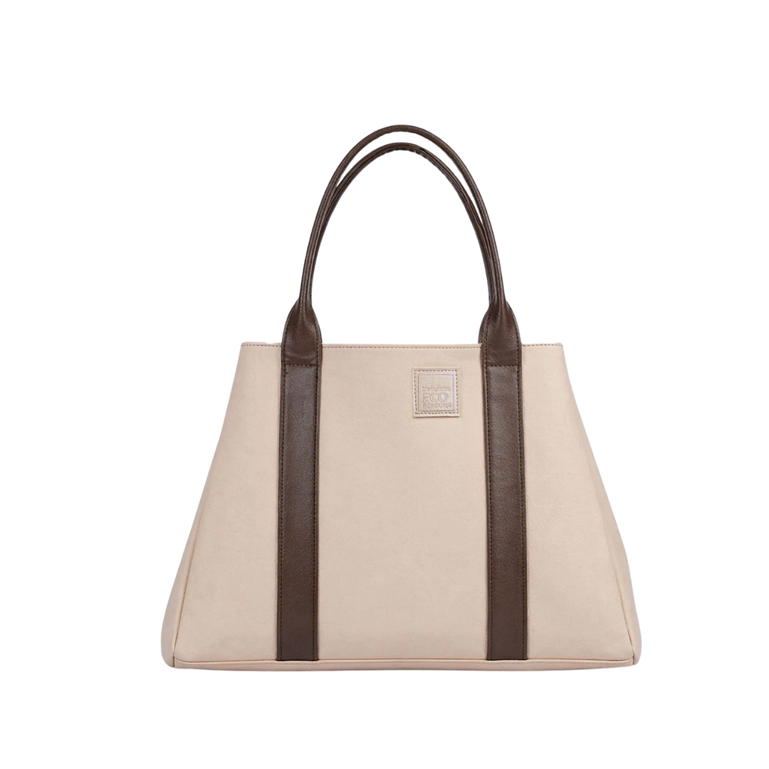 Pinatex Tote Sand Coffee