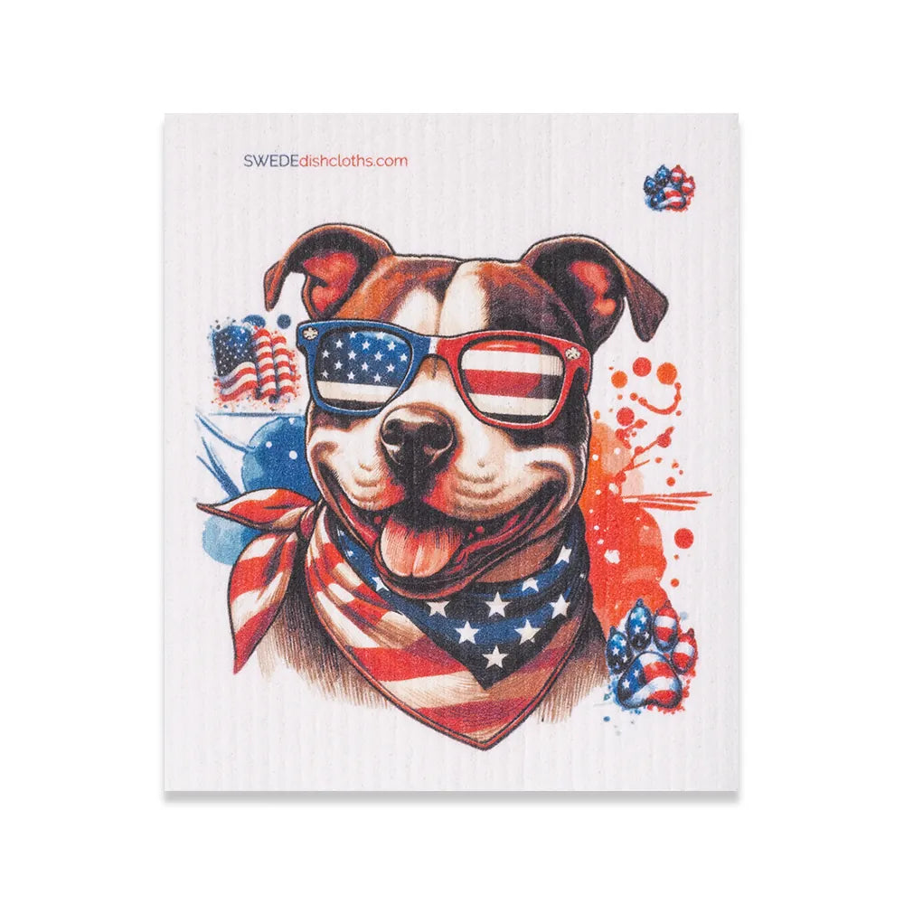 Dog Print Swedish Dishcloth Set