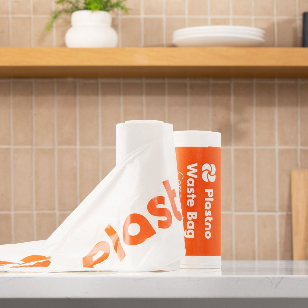 Compostable Plant-Based Kitchen Trash Liners, 13 Gal.
