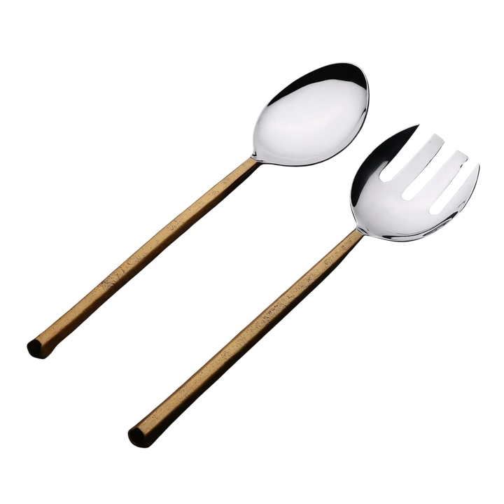 Plateau Steel Salad Server Set