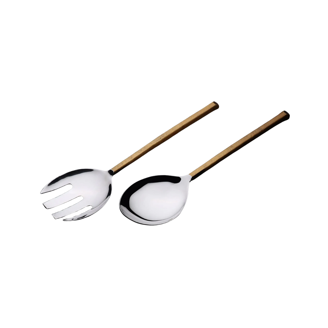 Plateau Steel Salad Server Set